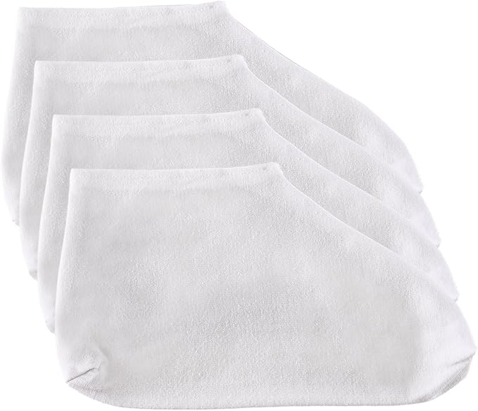3 Pairs Cotton Socks Moisturizing Socks Women Lotion Sock for Dry Feet Overnight Cotton Foot Lotion Hoses Spa Overnight Absorbing Stockings for Dry Cracked Feet White Moisture Enhancing Hoses