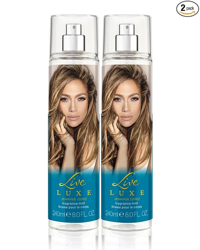 Jennifer Lopez Live Luxe Body Mist, 240ml (8fl oz) Duo Pack (2 Pack)