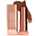 NOURISH MANTRA Creamy Matte Lipstick - Himalayan Mocha | Non-drying, Highly Pigmented | Matte Finish | Enriched with Castor Oil & Vitamin E | Lipstick for Women | 4 g
