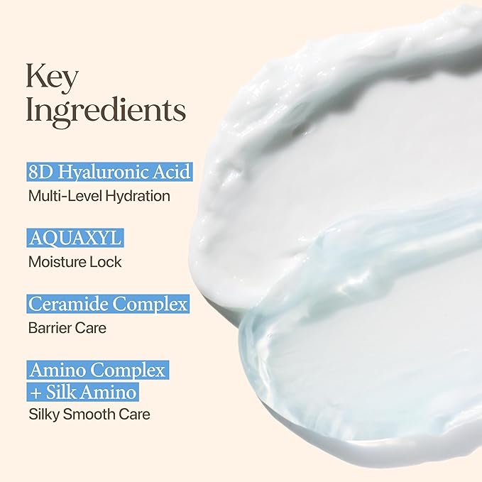 LU'PIUM Dual Care Sleeping Mask - Hyaluronic Acid & Ceramide, Overnight Hydrating Night Care, Dual Texture Gel & Cream, Moisture Balance (50g,1.76 oz)