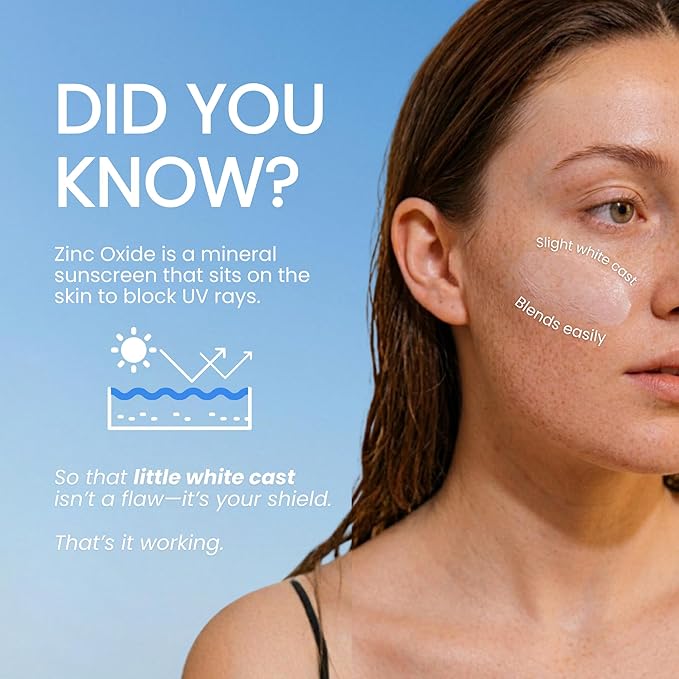 Rubber Ducky- SPF 30 Mineral Face Sunscreen Stick, Water Resistant, Moisturizing & Broad Spectrum Sunscreen Face Stick, Sun Skin Protection with Vitamin E, Mini Travel Size Sunblock, 0.6 oz