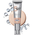 LAMEL Smartskin Serum Tinted Foundation - Hydrating & Nourishing - Hypoallergenic & Skin-Caring - Color Correcting - Anti-Aging Formula with Hyaluronic Acid - 401, 1.18 fl.oz