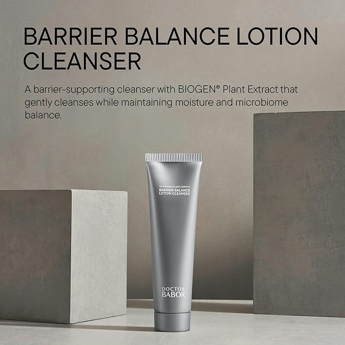 BABOR DOCTOR Barrier Balance Lotion Cleanser, Mild Facial Cleansing, Intensive Cleansing Effect for Silky Soft Skin, Balanced Microbiome, No Tension Feel, Vegan, 50 ml