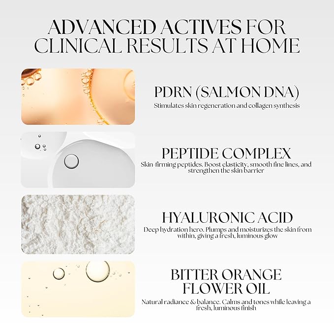 Mon Lumiere Micro Infusion System for Face – Gold Spring-Loaded Facial Stamp with PDRN & Peptides – At-Home Skincare Kit for Glow, Smoother-Looking Skin & Visible Radiance – 3 Single-Dose Serums