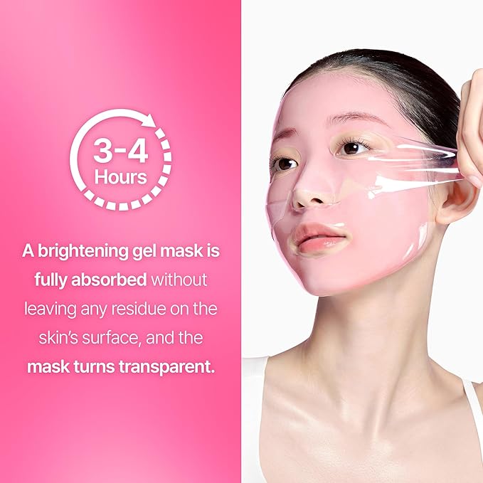 TXA Niacinamide Brightening mask, Overnight Care for Glass Skin, Dark Spot Care, Tranexamic Acid + Niacinamide + Alpha-Arbutin 30,000ppm, Korean Skincare, Gifts for Women, 4ea