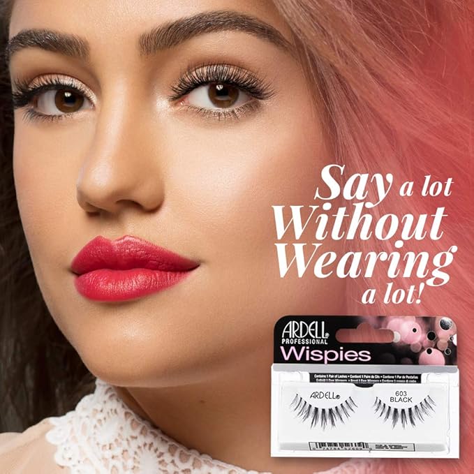 Ardell Clusters 603 – Lightweight, Natural Lashes, Demi Wispies Eyelashes, 4 Pack