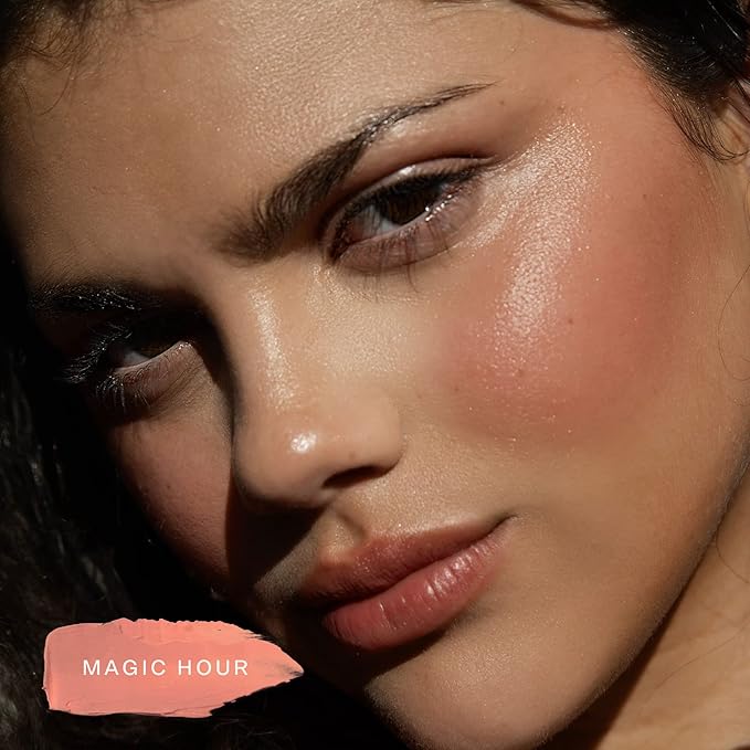 Tower 28 BeachPlease Cream Blush + Tinted Lip Balm - Multi-Use Lip Tint + Dewy Blush for Cheeks With Aloe Vera + Green Tea - Vegan, Non-Comedogenic Makeup for Sensitive Skin - Magic Hour (0.16 oz)