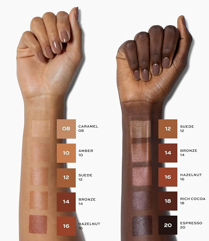 MAKE Beauty Skin Tint – Sheer to Medium Coverage with a Natural Radiant Finish. Lightweight, Smoothing Formula with Niacinamide and Adenosine. Diffusion Dew – 04 Ginger