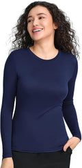 COZYFIT Scrub Undershirts Long Sleeve Women - Underscrub Comfort Tee
