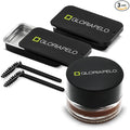 Eyebrow Gel and Brow Soap – Set of 2 Soap Eyebrow Kit with Spoolie and Eyebrow Pomade Dark Brown or Chocolate – Long-Lasting, Waterproof Vegan Formula – Natural Eyebrow Effect