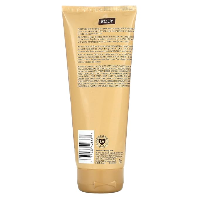 Exfoliating Body Scrub by Freeman for Unisex - 6 oz Scrub