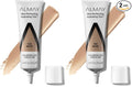 Almay Hydrating Liquid Foundation Tint, Lightweight with Light Coverage, Naturally Dewy Finish, Hypoallergenic, Dermatologist TestedFragrance Free, 120 Beige, 0.94 fl oz. (Pack of 2)