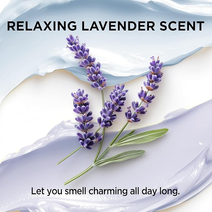 Lavender Whipped Body Butter, Natural Whipped Shea Butter for Women Dry Skin, Lavender Scent Body Care, Gentle Hydration with Long Lasting Moisture 6.8 floz