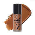 Saie Dew Bronze - Hydrating Liquid Bronzer Stick For a Sun Kissed Glow - Liquid Contour Stick Infused with Nourishing Skin Care Ingredients - Sculpted Face Makeup Essential - Swim (0.4 oz)