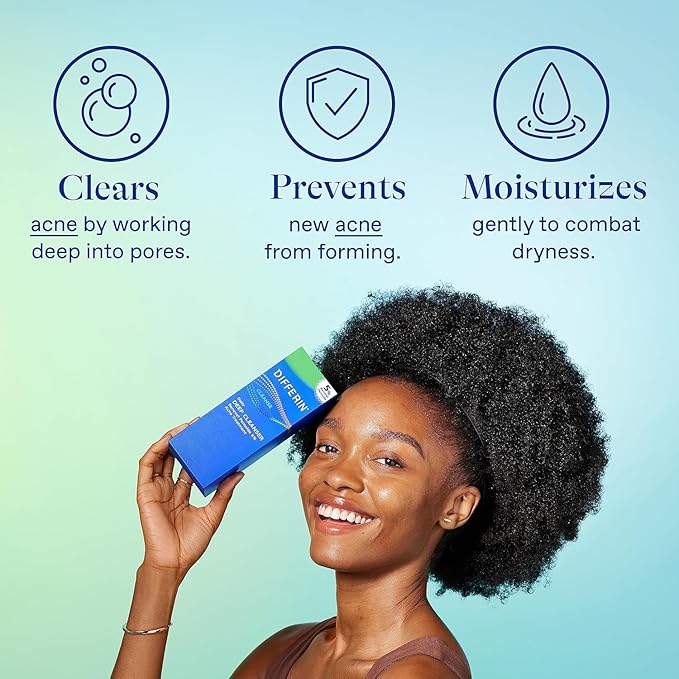 Differin Acne Skin Care Kit, Differin Gel Retinoid Acne-Treatment for Face with 0.1% Adapalene & 5% Benzoyl Peroxide Face Wash & Body Wash, Designed for Pimple & Acne-Prone Skin 2 Count (Pack of 10)