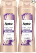 Suave Professionals Thickening Shampoo Collagen Infusion for Fine Hair Volumizing Shampoo 12.6 oz (Pack of 2)