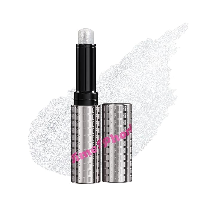 Illumina Jelly Gel Eyeshadow Stick, 009 DiamondI - Moonlit White Shimmer Sparkle Finish, Cream Texture With Cooling Feel, Long-Lasting Crease-Proof Smudgeproof Eye Shine, Easy Application