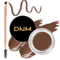 2Pcs Brow Pomade Set with Dual-ended Eyebrow Brush, High pigment Water proof Natural finish Eyebrow Makeup Set with Eyebrow Brush for Women and Girls（08#）