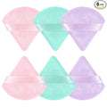 Pimoys 6 Pcs Powder Puffs, Face Soft Triangle Makeup Puff Makeup Sponge for Loose Powder