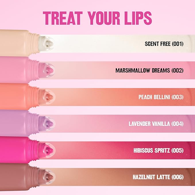 Revlon Glimmer Lip Treat Balm + Mask, Overnight Peptide Lip Treatment, Hydrating, 006 Hazelnut Latte, 0.4 fl oz