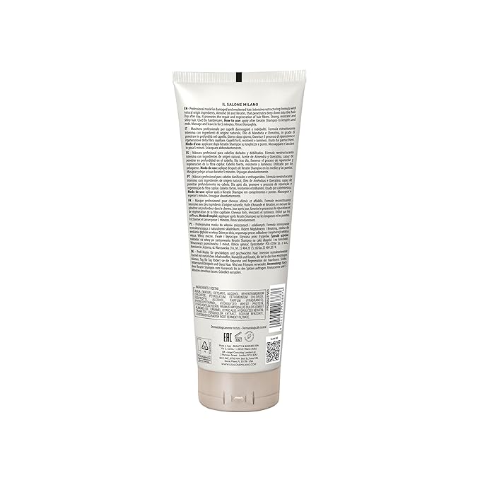 Il Salone Milano Professional Magnificent Mask - Moisturizing Hair Mask for Color Treated Hair - Provides Lasting Color Protection + Shine - Vegan, Salon-Quality Hair Care (8.55 oz / 250 ml)