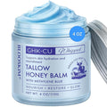 Copper Peptide GHK-Cu Beef Tallow: Grass-Fed Blue Balm for Mature Skin - Face and Body Moisturizer with Methylene Blue, Manuka Honey & Vitamin E – Natural Skincare for Dry & Sensitive Skin – 4 oz