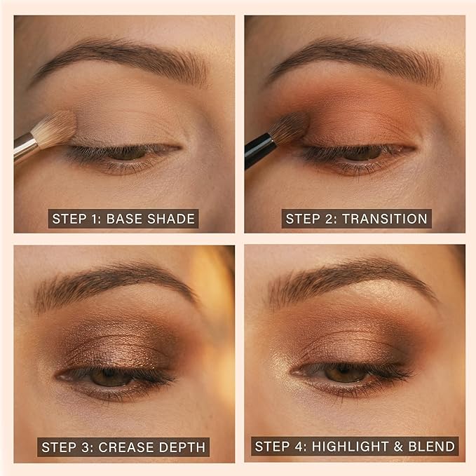 Nude Eyeshadow Palette, Color Eyeshadow Palette, Highly Pigmented, Blendable for Vibrant Everyday Looks Smokey Eyes,Neutral to Warm Tones, Versatile Matte Shimmer Shades (XI02 Oat Delight)