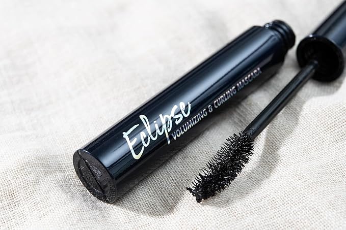Lune+Aster Eclipse Volumizing & Curling Mascara - Black - Volumizing & curling vegan tubular mascara that won't smudge, yet removes easily with warm water