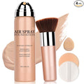 Airbrush Foundation Makeup Spray Full Coverage Foundation for Mature Skin,Long-lasting Airbrush Flawless Setting Spray,Waterproof Foundation for Smooth Radiant Skin (05 Light)