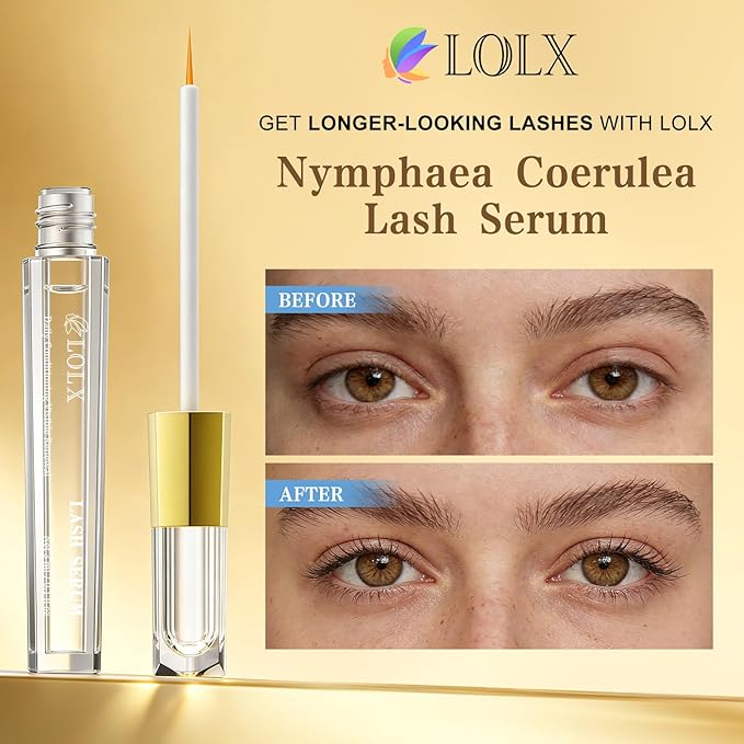 Lash Serum for Eyelash Growth, Peptide Infused Eyelash Serum - Visible Results in 7 Days Eyelash Growth Serum to Boost Longer Fuller and Thicker Looking Lashes for Sensitive Eyes, 3mL (3 mL)