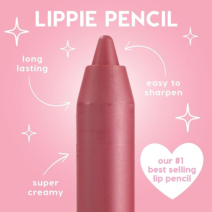 ColourPop Lil Box of Lippie Pencils Makeup Kit - 10-Piece Vegan Lip Liner Set with Creamy, Long-Wearing Formula - Includes New Shades to Deliver Bold, High-Impact Color (3.05 oz)