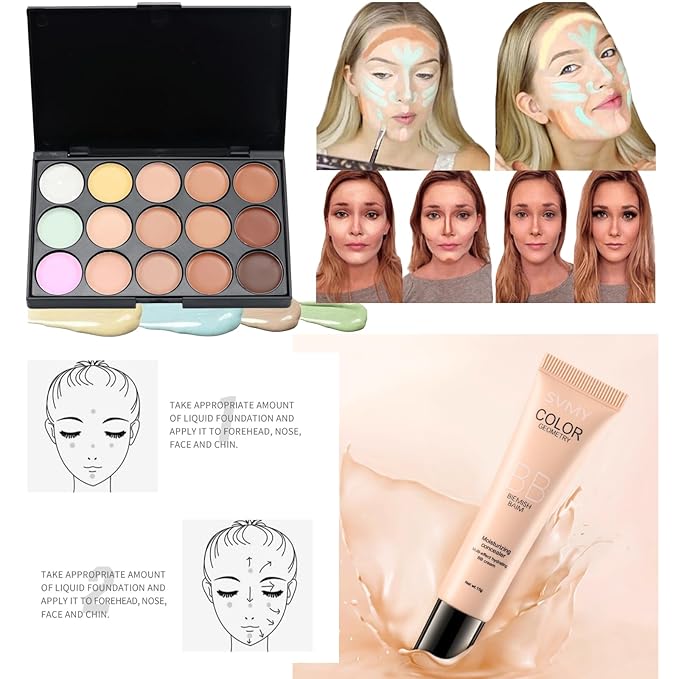 All-in-One Makeup Kit makeup set for Teens & Girls - Complete Beginner Teen Makeup Gifts Set with Eyeshadow Palette, Foundation & Lip Gloss -make up kit for Ages girls 6-12 & 12-18
