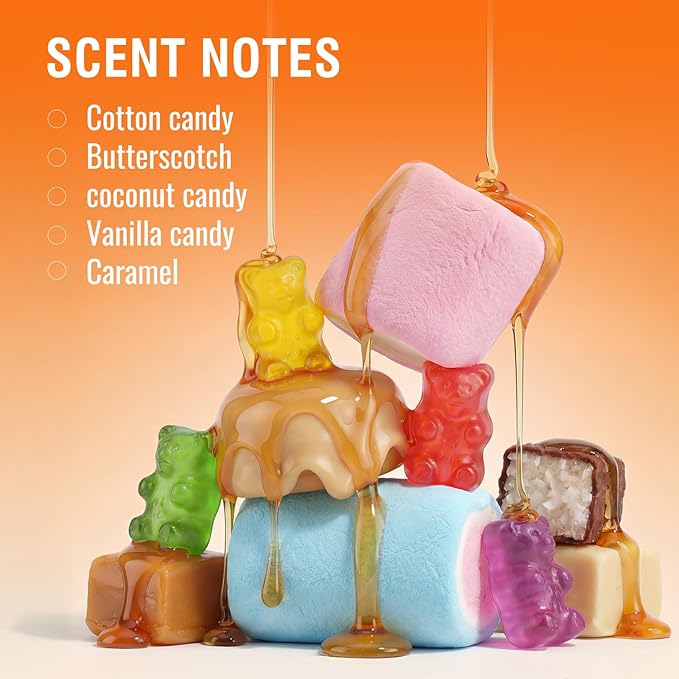 Sttes Candyholic Eau de Parfum for Women 3.4 Fl Oz / 100ml – Sweet Candy Perfume with Cotton Candy, Butterscotch & Vanilla, Candyholic Gourmand Fragrance, Long Lasting Women's Perfume Gift