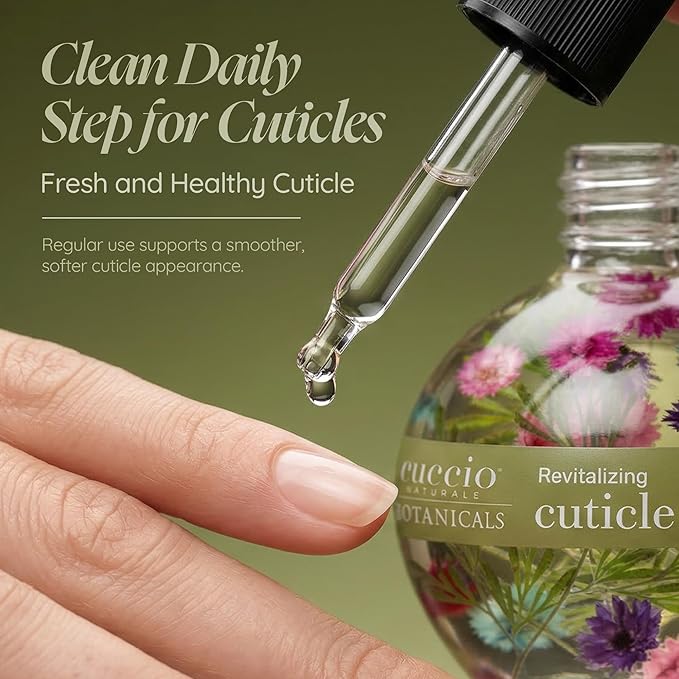 Cuccio Naturale Italian Garden Collection Revitalizing Cuticle Oil – Tuscan Garden with Hawthorn & Wild Daisy – Hydrating and Nourishing Cuticle Oil for Stronger, Healthier Nails – 2.1 oz