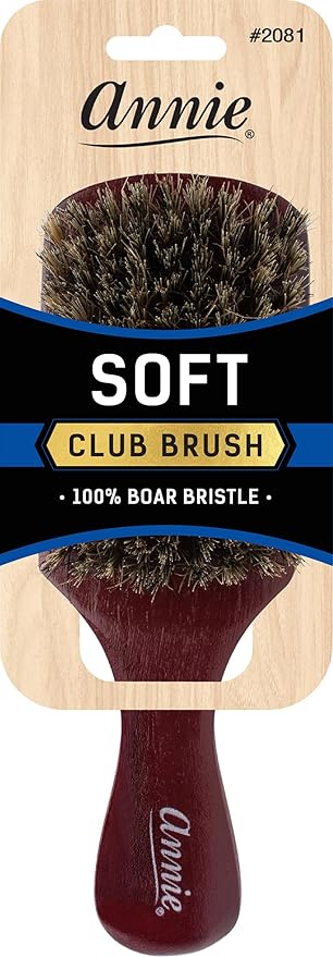 Annie Soft Club 100% Pure Boar Bristle Wave Hair Brush for Men