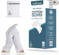 AKRILANE Extra Large 10 Pairs Cotton Moisturizing Gloves for Dry Hands | Eczema, Psoriasis & Skin Spa Treatment for Women & Men | Washable & Reusable with Free Laundry Bag