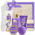 Spa Luxetique Gifts for Women Relaxing Lavender Gift for Womens 8pcs Spa Gift for Women Bath and Body Works Gift Set Birthday Gift for Womens Mom Grandma Mothers Day Gifts
