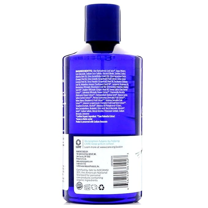 Avalon Organics, Thickening Shampoo, Biotin B-Complex Therapy, 14 fl oz (414 ml)