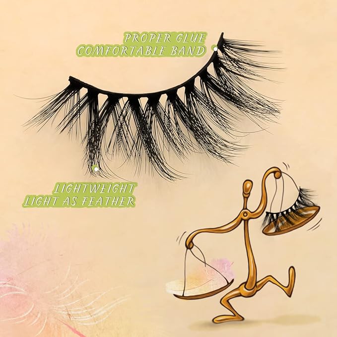 FARRED Wholesale Faux Mink Lashes 30 Pairs 3D A02 Medium Length Vegan Eyelashes Fluffy Volume Strip Lashes Bulk Fake Mixed Natural Look 3D False Eyelashes (3D A02)