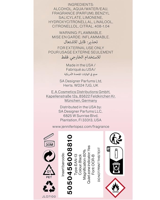 Jlust by Jennifer Lopez for Women - 8 oz Fragrance Mist