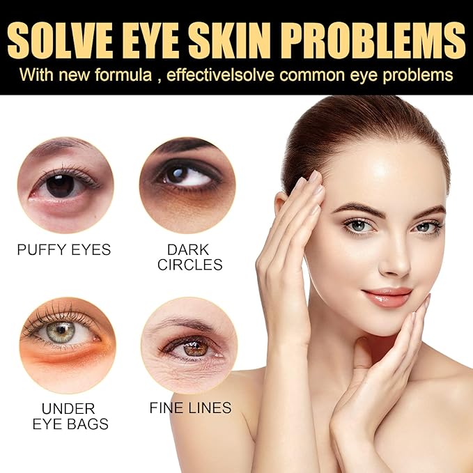 Temporary Eye Tightener Cream Advanced Instant Lift Formula with L-Carnosine for Dark Circles and Puffiness 2Piece