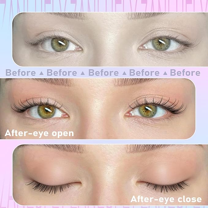 Self Adhesive Lash Clusters Natural Self Adhesive Eyelashes Wispy Pre glued Eyelash Clusters zanlufly No Glue Lashes 8-14mm Press on Eyelashes Natural Look DIY at Home