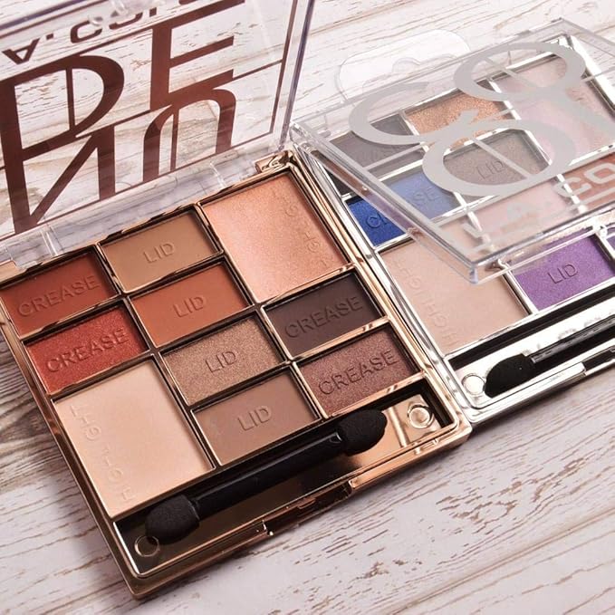 L.A. COLORS Color Block Eyeshadow, Nude CES135 (Pack of 2)