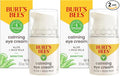 Burt's Bees Calming Eye Cream With Aloe and Rice Milk, Moisturizes Without Causing Redness or Irritation, 98.7 Percent Natural Origin Skin Care, 0.5 oz. Bottle, (Pack of 2)