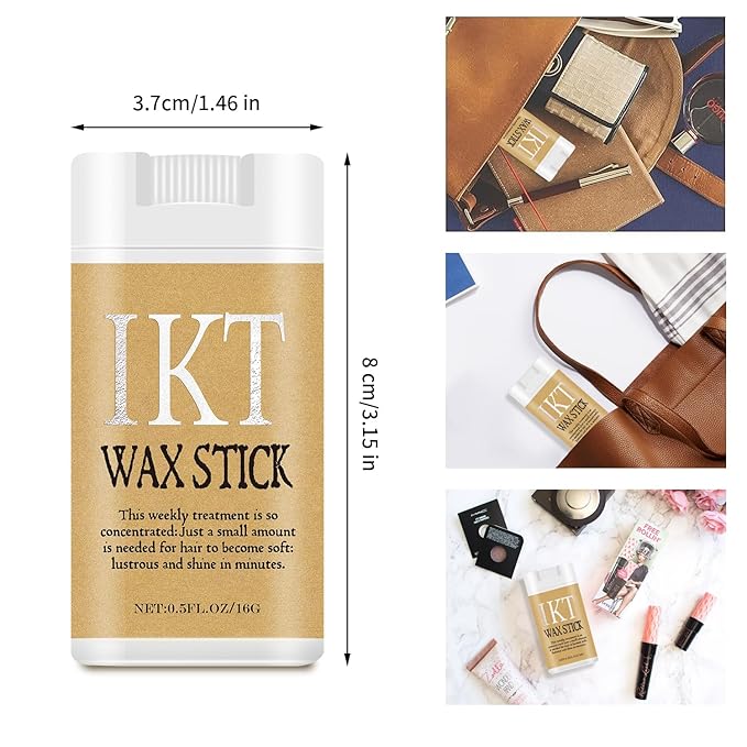 Hair Wax Stick for Women & Kids, Wax Pomade Stick for Wigs (0.56 Oz)