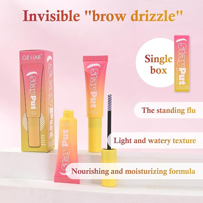 24H Long Lasting Eyebrow Gel for Fluffy or Laminated Brows
