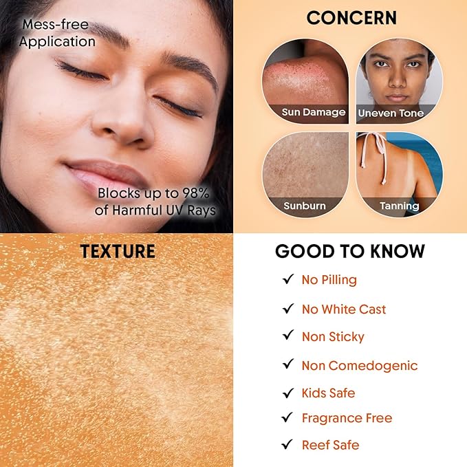 Aravi Organic 100% Mineral Sunscreen Spray Mist SPF 50 | Broad Spectrum | Water Resistant 80 Mi | Lightweight, No White Cast | Reef Safe + Oxybenzone Free | Zinc Oxide & Titanium Dioxide | 3.3 fl oz