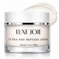 LuxeJoie Peptide Face Cream – Matrixyl Peptide Moisturizer for Mature Skin – Firming Anti Aging Moisturizer with Alpha Lipoic Acid Ultra Soy Peptide Creme – 1.7 oz