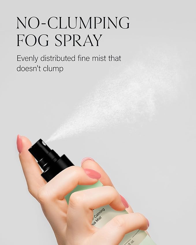 About Me SOOP Calming Bi-Phase Aqua Mist – 80.4% Jeju Cypress Water Fine Mist Face Spray, 2-Layer Hydrating Spray with Centella & Tea Tree, Vegan Makeup Setting Spray for All Skin Types, 4.23 fl oz