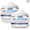 7.06OZ / 2 Pack Urea Cream 42% Plus Salicylic Acid 2%, Urea Foot Cream for Foot Care Cracked Heel Treatment Knees Elbows Hands Repair Treatment, Feet Moisturizer Corn Callus Dead Skin Deep Moisturizes
